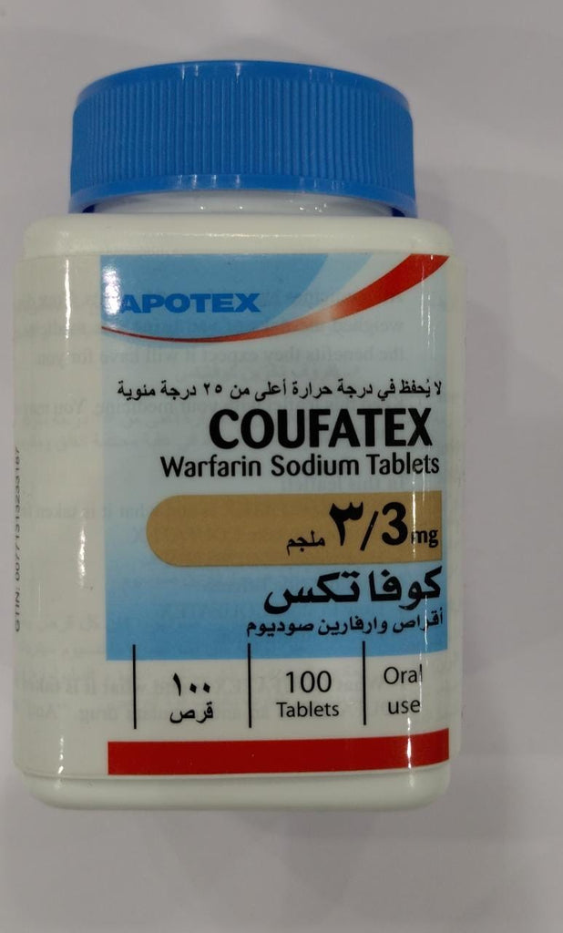 Coufatex 3 Mg 100 Tablets