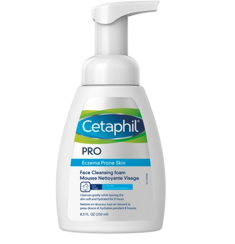 face cleansing foam 250ml eczema prone cetaphil