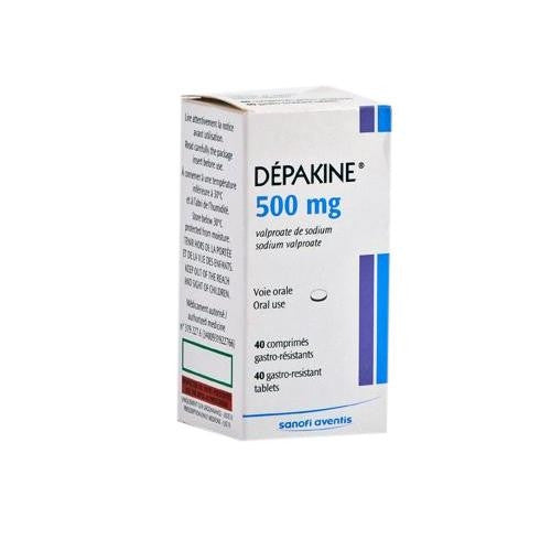 Depakine 500Mg - 40 Tablets