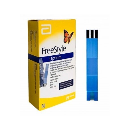 Free Style Optium Blood Glucose Test Strips