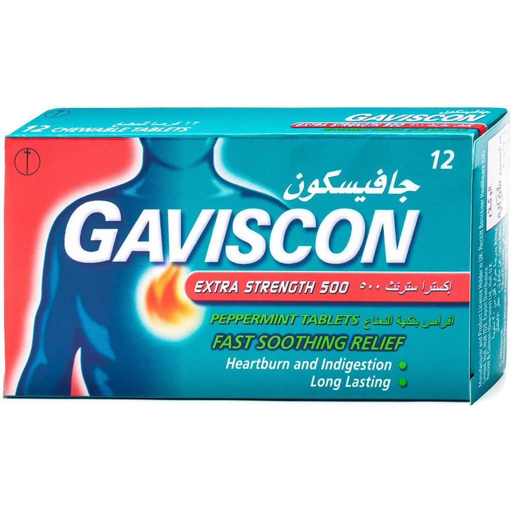 Gaviscon Extra Strength 12 Tab