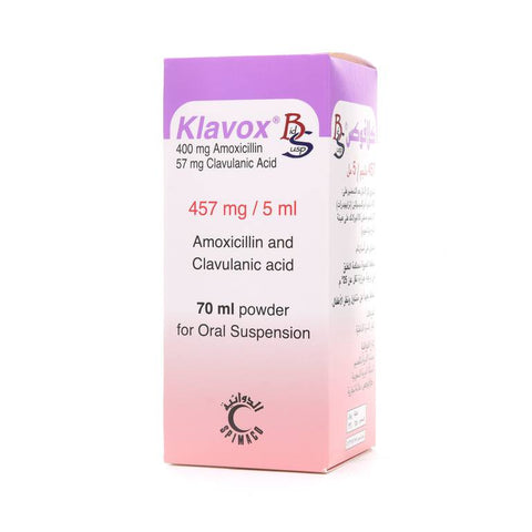 Klavox Syrup 457 Mg * 5 Ml 70 Ml