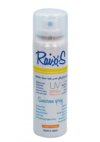 Raios Sunscreen Spf 50 + Spray Fresh Orange