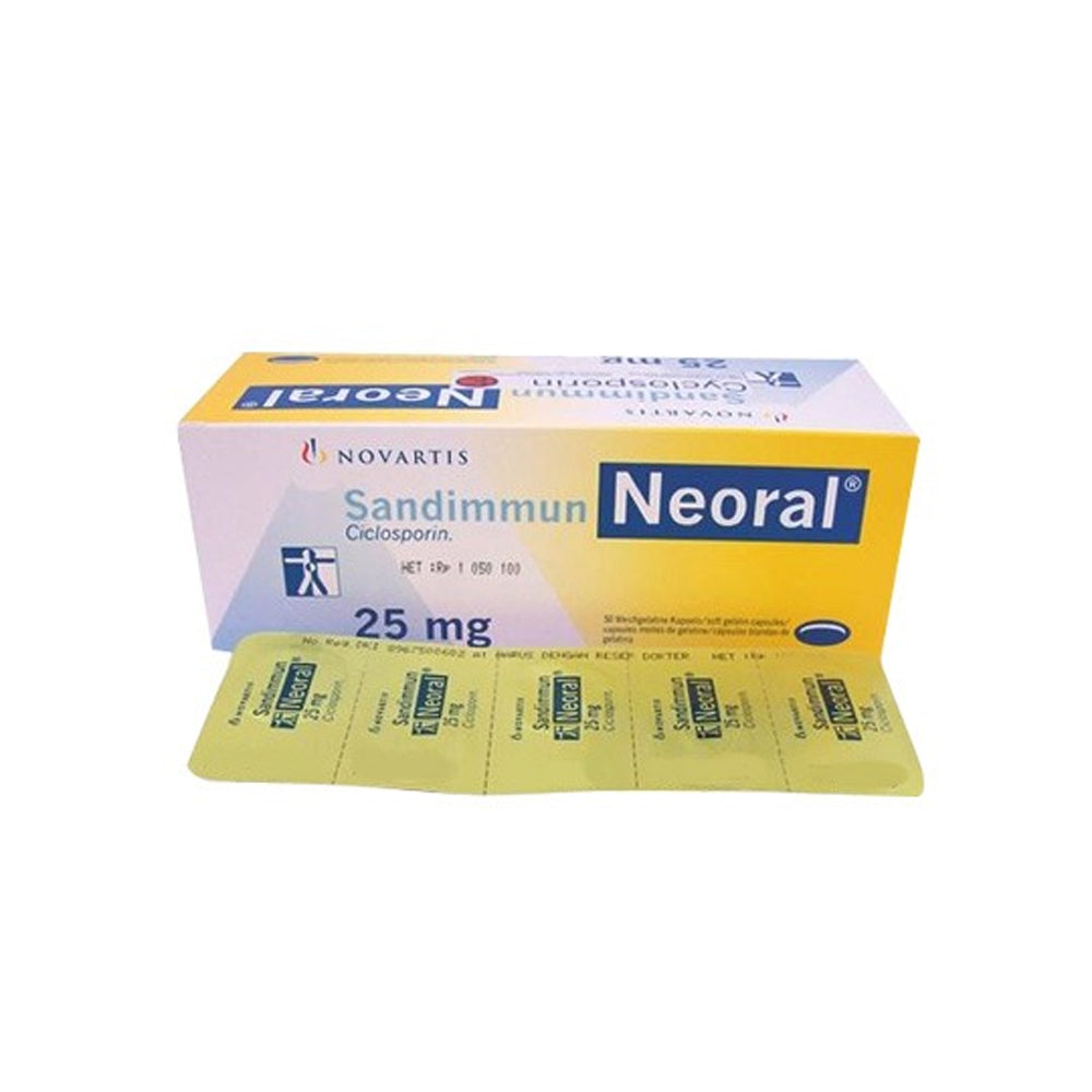 Sandimmun Neoral 25 Mg Tablets