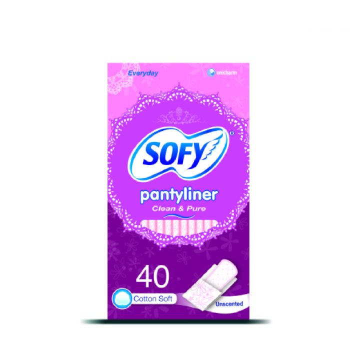 Sofy Pantyliner Sanitary Pads - 40 Pads