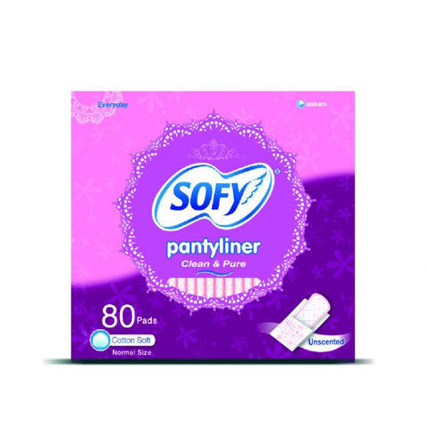 Sofy Pantyliner Sanitary Pads - 80 Pads