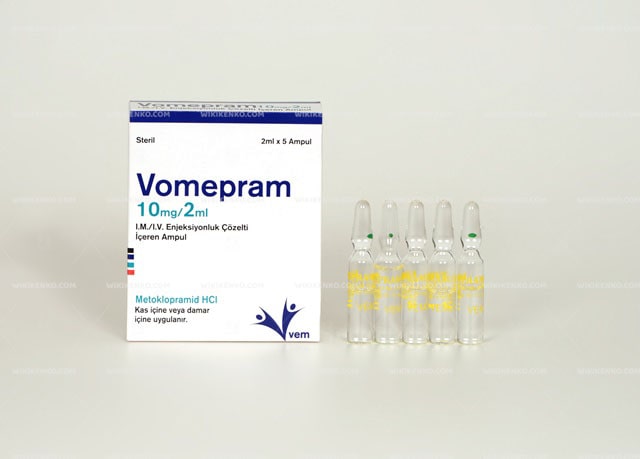 Vomepram (Metoclopramide) 10Mg/2Ml 1Ampx2Ml