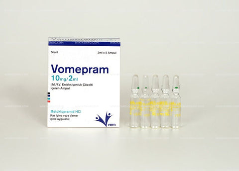 Vomepram (Metoclopramide) 10Mg/2Ml 1Ampx2Ml