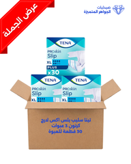 تينا سليب بلس اكس لارج كرتون 3 عبوات 30قطعة للعبوة