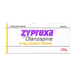 Zyprexa 5mg - 28 Tablets