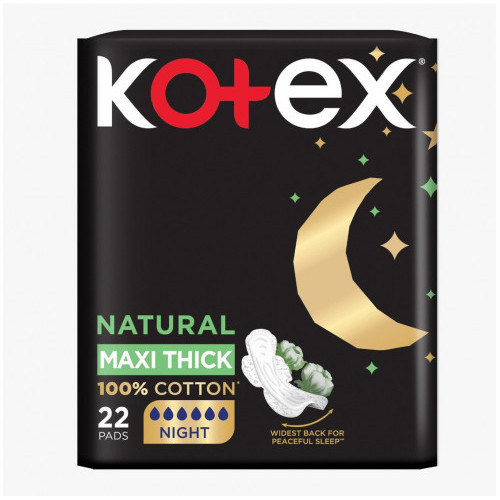 Natural Maxi Thick Kotex-night 22pads