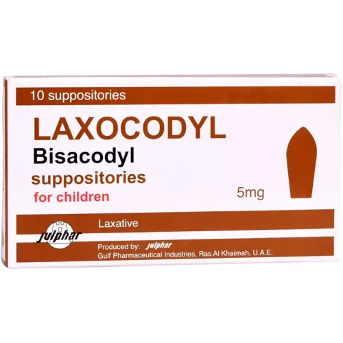 Laxocodyl suppositories 5 mg for children