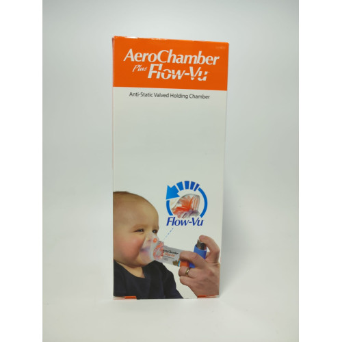aero chamber visual orange small from 1 to 18 months
