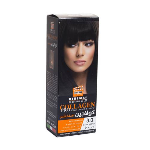 Collagen Pro Hair Color 3.00 - Dark Brown 