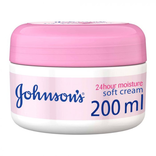 Johnson's 24 Hour Moisture Soft Cream - 200ml