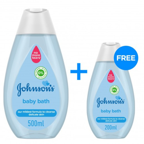 Johnson's Baby Bath 500ml + 200ml Free