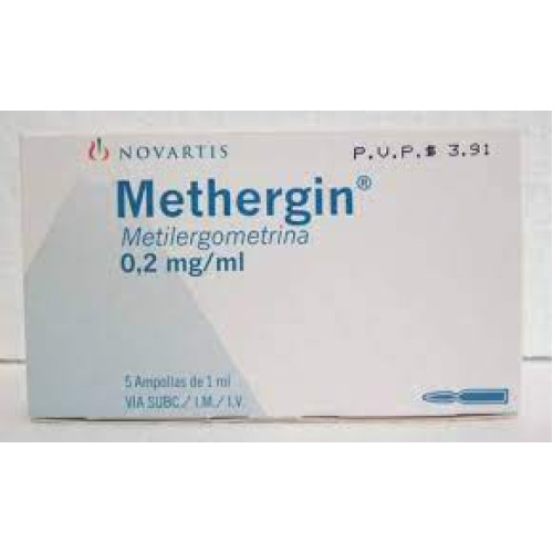 ميثرجين 0.2 مجم لتنظيف الرحم - 5 أمبولات