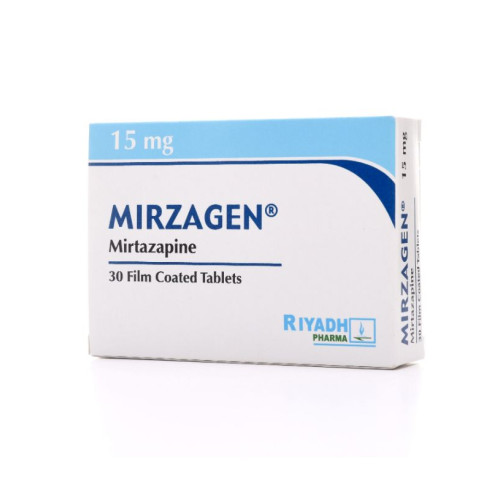 دواء ميرزاجين لعلاج الاكتئاب 15 ملجم - 30 قرص