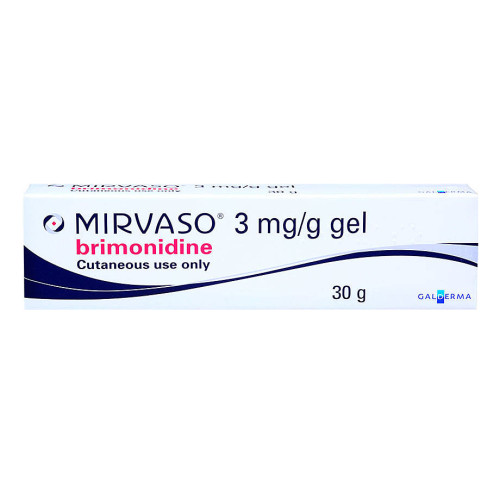 Mirvaso Gel 3 mg/gm For Persistent Facial Treatment - 30gm