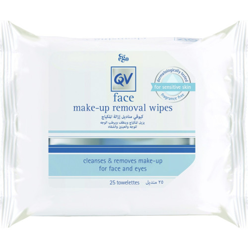 FACE MAKE UP REMOVAL 25 WIPES QV