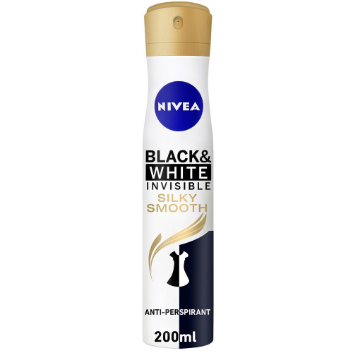 Nivea Black & White Smooth & Silky Anti-Representative Spray - 200ml