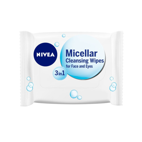 Nivea micellar cleansing Wipes 3 in 1 -  25 pcs