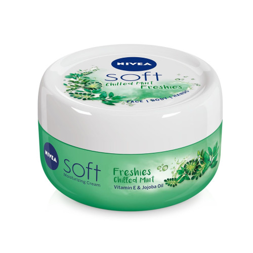 Nivea Soft Body Cream Mint Fresh - 100 ml