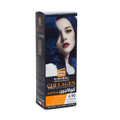 Collagen Pro Hair Color 6.90 - Ocean Floor Blue