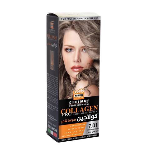 Collagen Pro Hair Color7.01- Medium Ash Blond