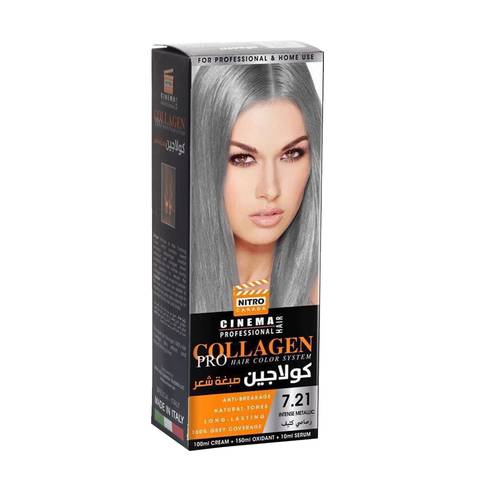 Collagen Pro Hair Color 7.21 - Heavy Leaden