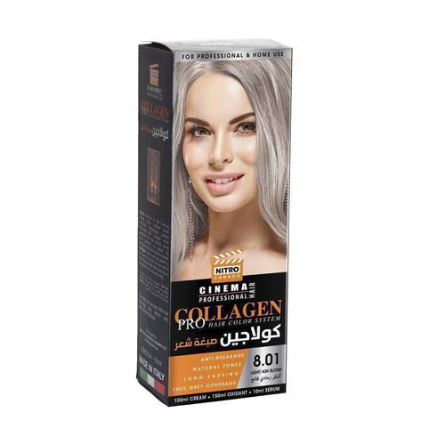 Collagen Pro Hair Color 8.01 - Light Ash Blond