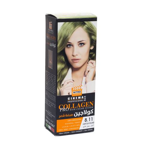 Collagen Pro Hair Color 8.11 - Light Olive Blond