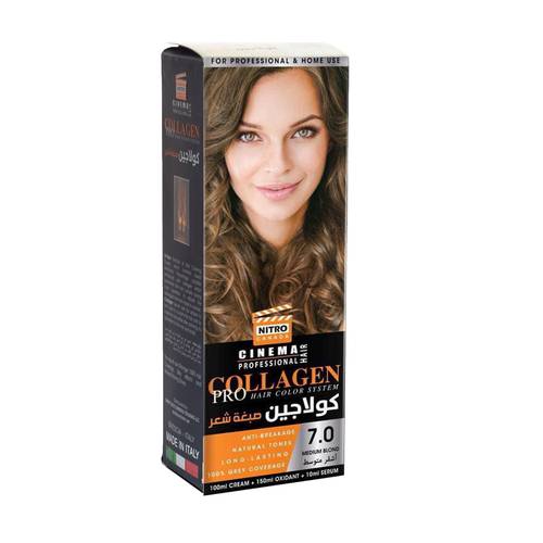 Collagen Pro Hair Color 7.0 Medium - Blond