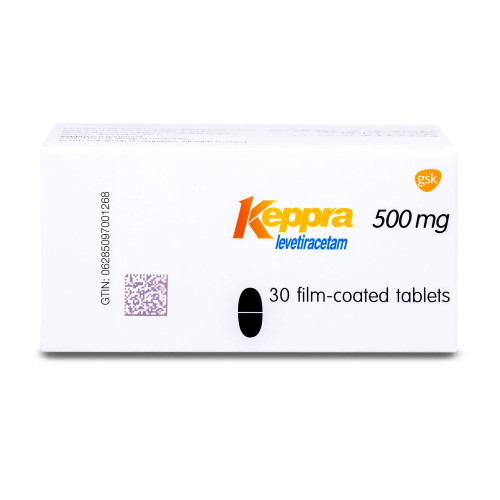 Keppra 500mg - 30 Tablets