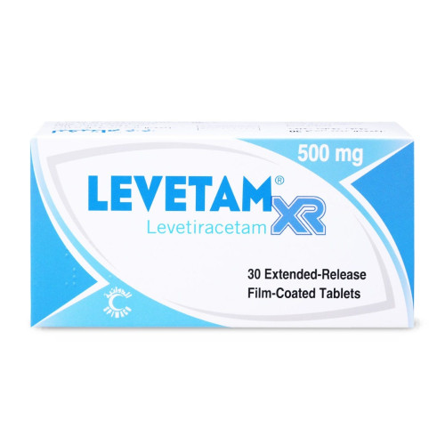 Levetam XR 500 mg - 30 Tablets