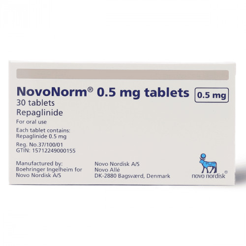 Novonorm 0.5 Mg 30 Tablets