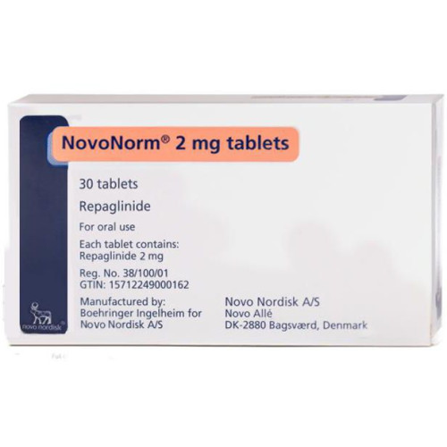 Novonorm 2 Mg 30 Tablets