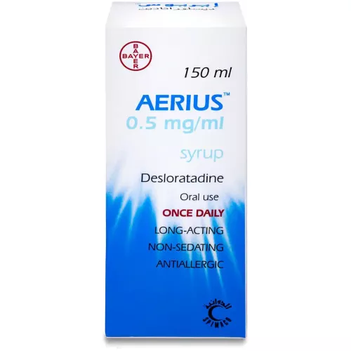 Aerius syrup 2.5 mg 5 ml 150 ml