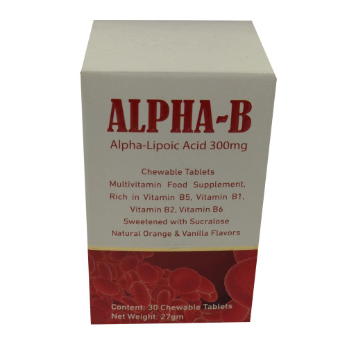Alpha B 30 chewable tablets