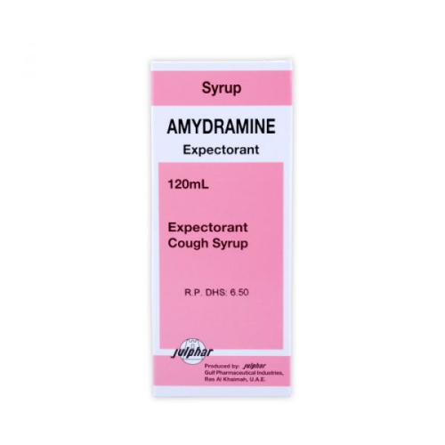 Amydramine expectorant Cough syrup without sugar 120 ml