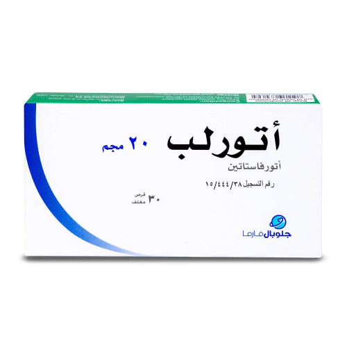 Atorlip 20 mg 30 Tablets
