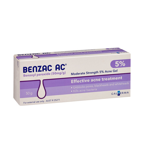 Benzac 5% Gel For Acne And Blackheads