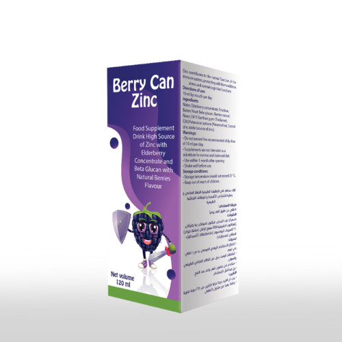 Berry can zinc syrup 120 ml