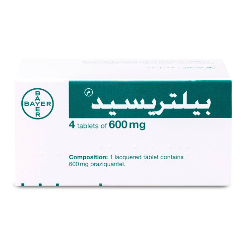 Biltricide 600 mg Tablet 4pcs
