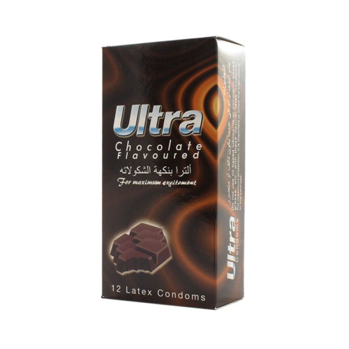 ULTRA CHOCOLATE CONDOMS 12PCS