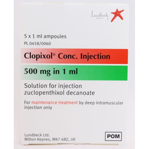 Clopixol 500mg 1ml 5amp
