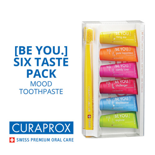 Curaprox BE YOU six -taste-pack 