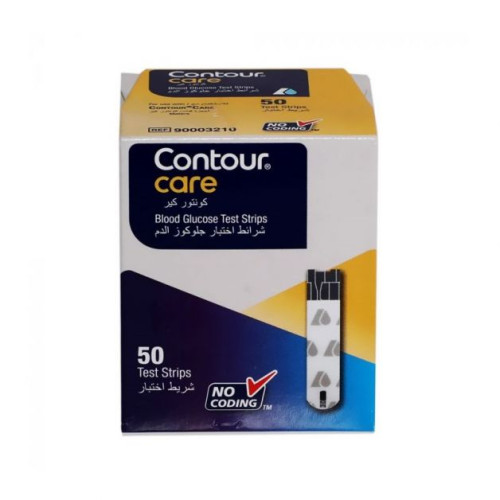 Contour Care Glucose Measuring Strips 50 Strips