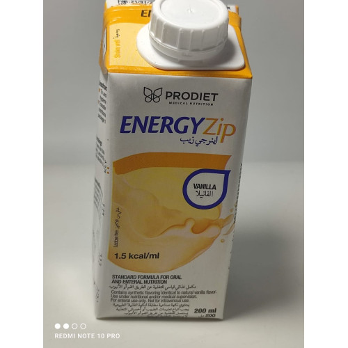 Energyzip Vanilla 1.5 Liquid  12X200Ml