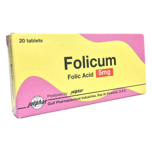 Folicum 5 mg 20 Tablets